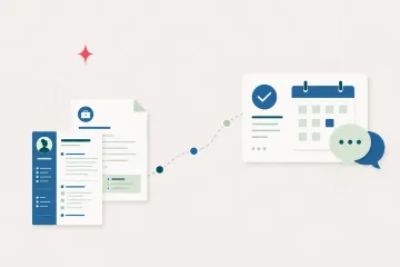 Completed application materials leading to an interview invitation